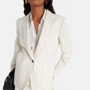 NWT MaxMara Micron Pinstripe Blazer